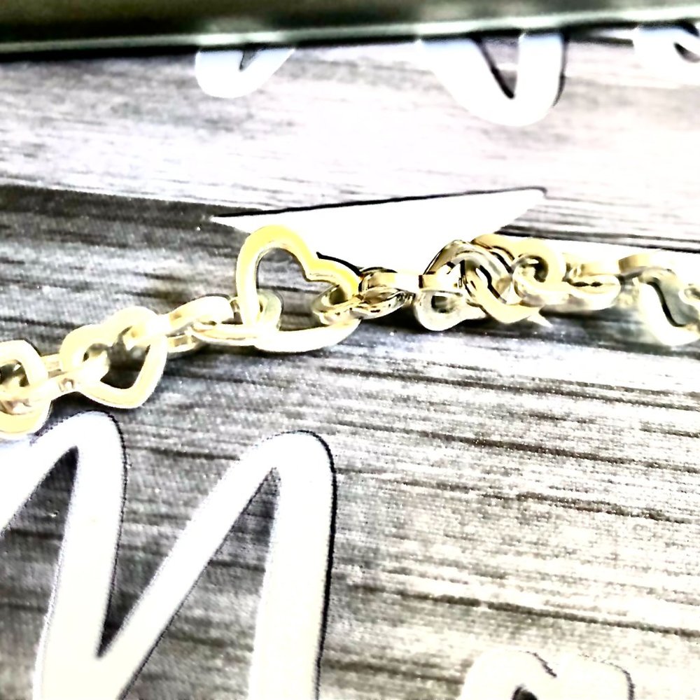 Authentic Tiffany & Co silver heart bracelet Vintage - Picture 3 of 10